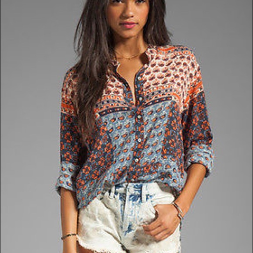 Free people button up shirt